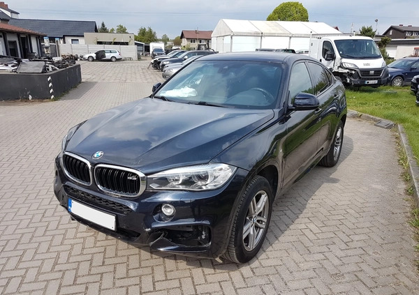 BMW X6 cena 92500 przebieg: 84900, rok produkcji 2018 z Przasnysz małe 596